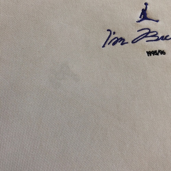 Vintage AIR Jordan Im Back 95-96 Pullover Sweater Mens XL - Picture 5 of 7
